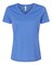 BELLA + CANVAS® Women's Relaxed Heather CVC V-Neck Short Sleeve T-Shirt - 6405CVC